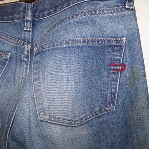 Diesel Blue Denim Jeans 100% Cotton Size 28 Made In Italy